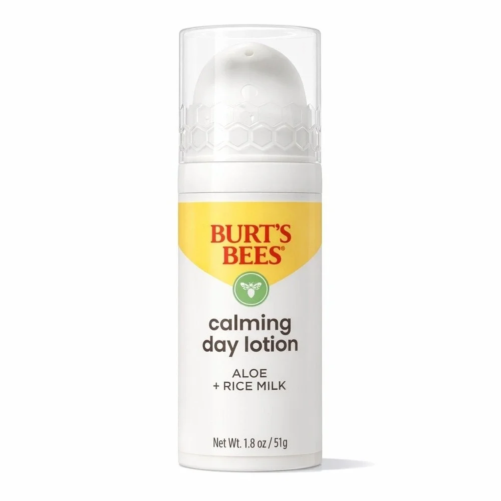 Burt's Bees - Calming Day Lotion (1.8 oz) - Aloe Rice Milk Moisturizer